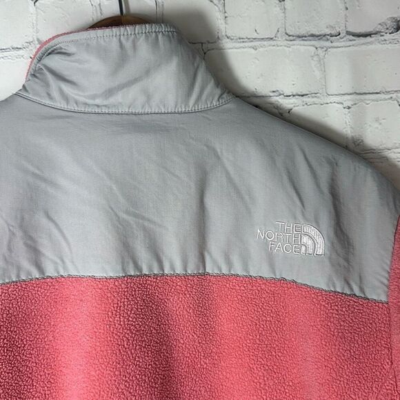 The North Face Denali Girls Full Zip Jacket size XL Gray Pink - Picture 4 of 13